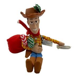 Disney Pixar Toy Story 2 Mattel Gift-Bearing Woody Star Bean 10 Inch